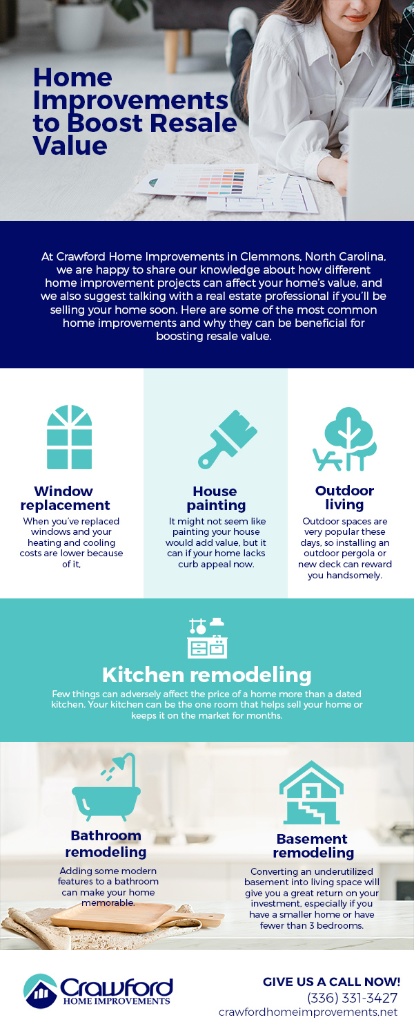 Home Improvements to Boost Resale Value [infographic]